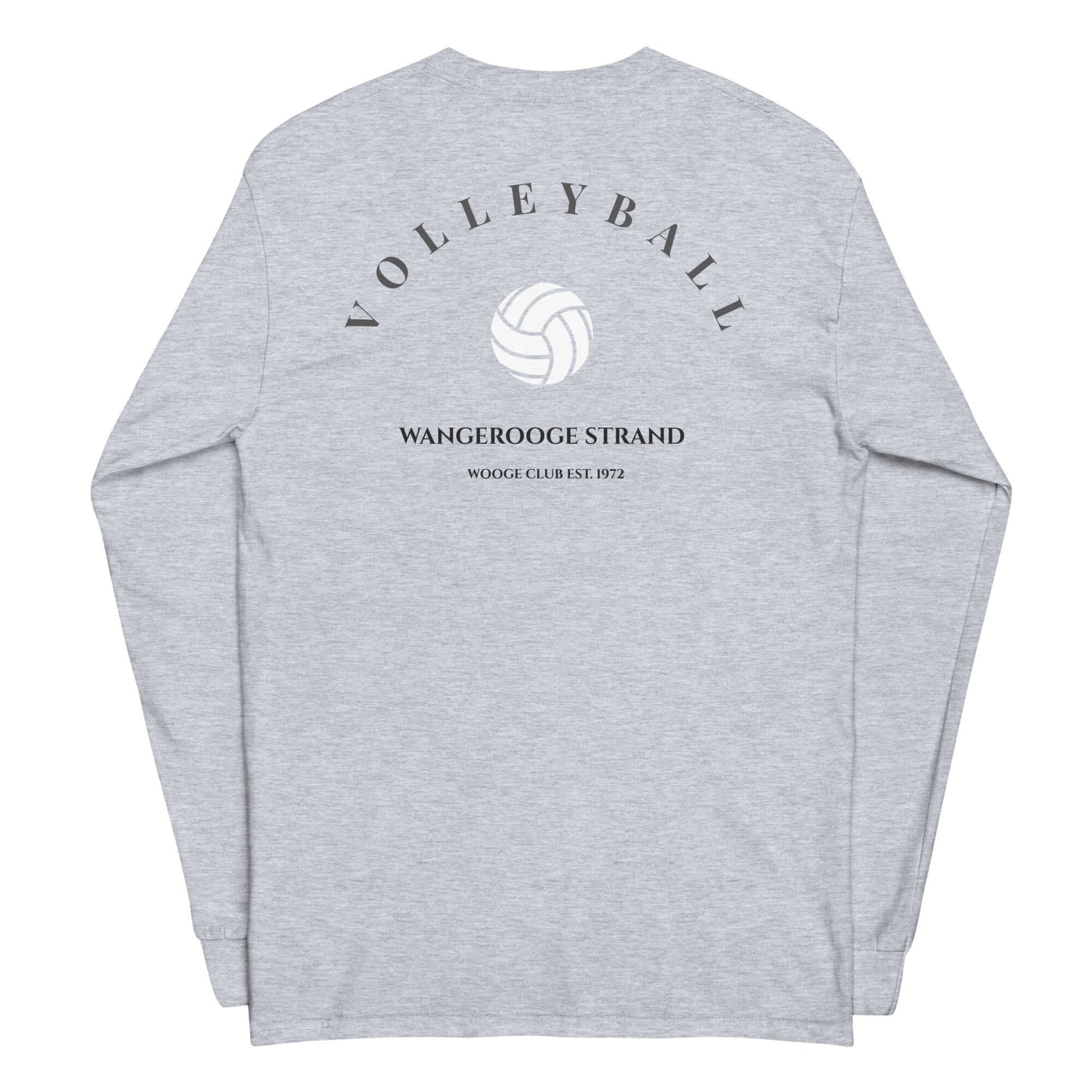 Basic Volleyball Longsleeve UnisexUnser Basic Volleyball Langarmshirt vereint die Liebe zu Insel und zum Beachvolleyball. Es ist der perfekte Begleiter für entspannte Strandtage und kühle Sommerabende. Produkt Details • 90% Baumwolle, 10% Polyester • Crew