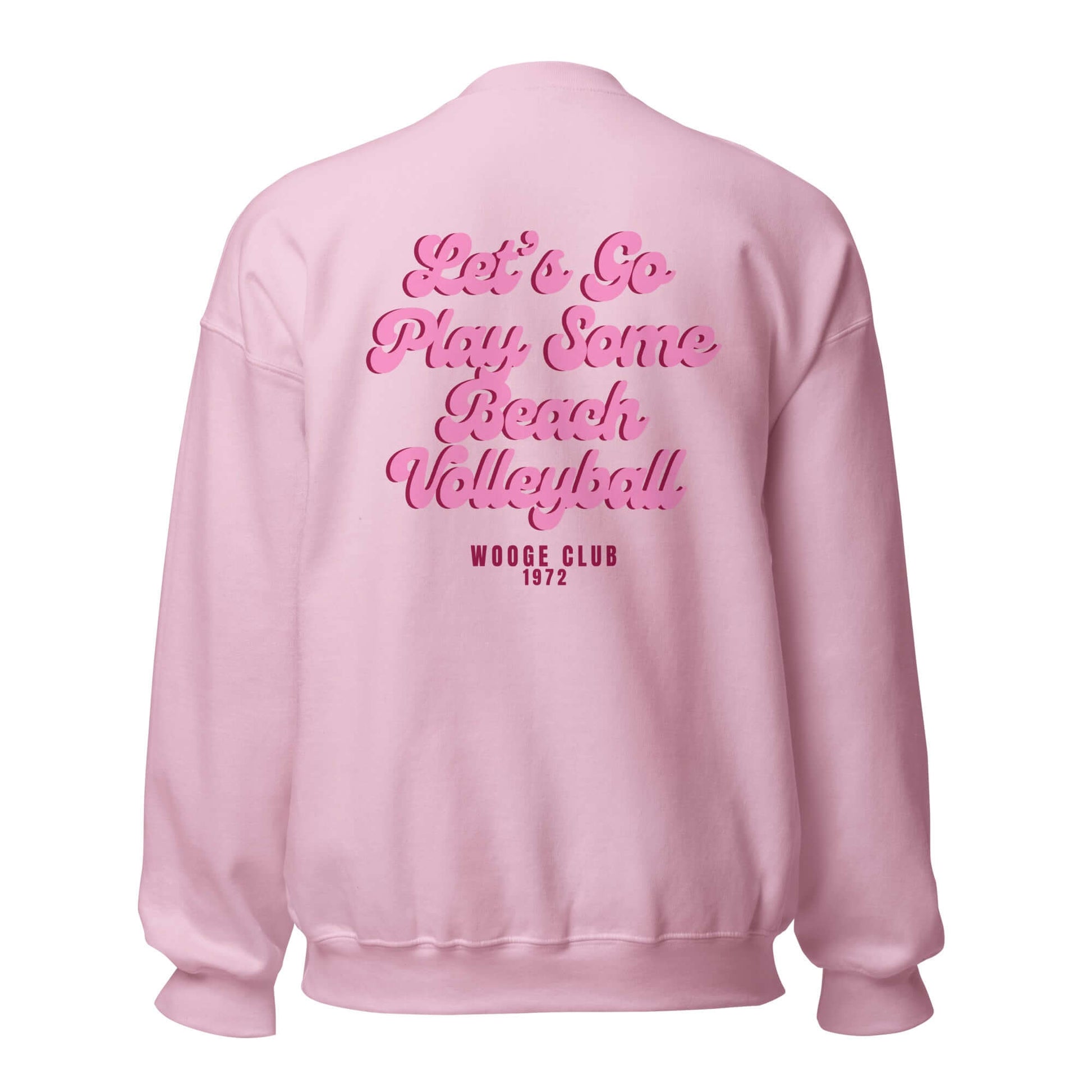 Let's Go Volleyball Sweatshirt Unisex - Pink EditUnser Let's Go Volleyball Sweatshirt vereint die Liebe zu Insel und zum Beachvolleyball. Er ist der perfekte Begleiter für entspannte Strandtage und kühle Sommerabende. Produkt Details • 50 % Baumwolle, 50