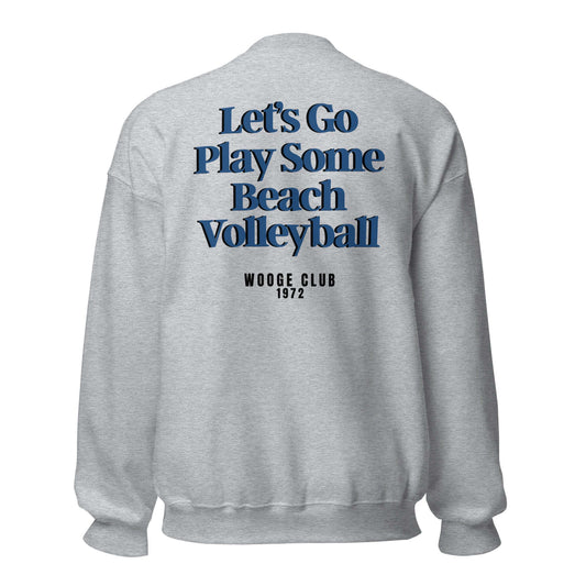 Let's Go Volleyball Sweatshirt UnisexUnser Let's Go Volleyball Sweatshirt vereint die Liebe zu Insel und zum Beachvolleyball. Er ist der perfekte Begleiter für entspannte Strandtage und kühle Sommerabende. Produkt Details • 50 % Baumwolle, 50 % Polyester