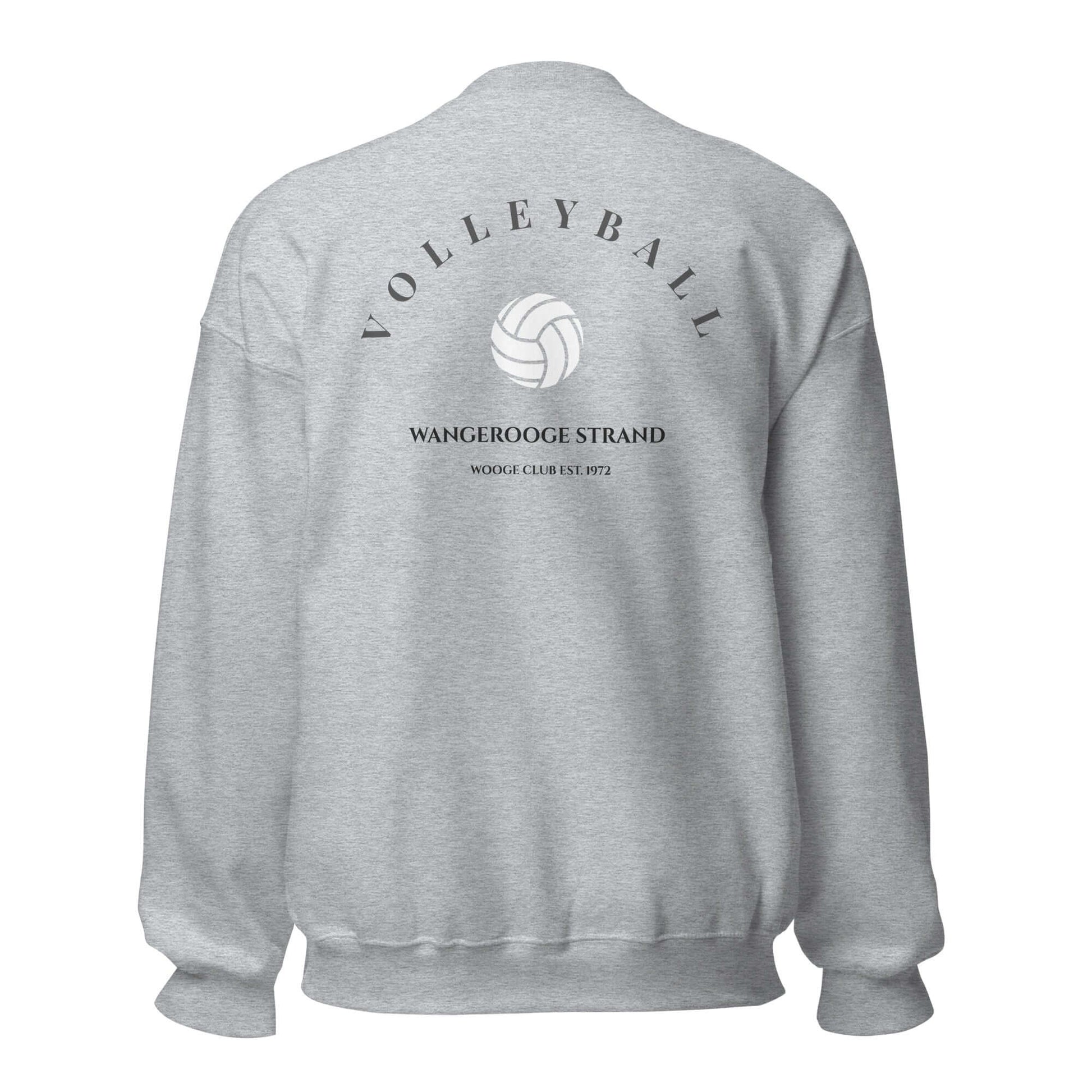 Basic Volleyball Sweatshirt UnisexUnser Basic Volleyball Pullover vereint die Liebe zu Insel und zum Beachvolleyball. Er ist der perfekte Begleiter für entspannte Strandtage und kühle Sommerabende. Produkt Details • 50 % Baumwolle, 50 % Polyester • Crewne