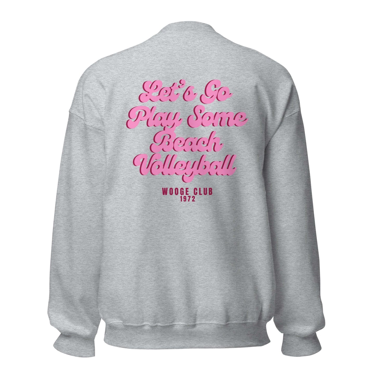 Let's Go Volleyball Sweatshirt Unisex - Pink EditUnser Let's Go Volleyball Sweatshirt vereint die Liebe zu Insel und zum Beachvolleyball. Er ist der perfekte Begleiter für entspannte Strandtage und kühle Sommerabende. Produkt Details • 50 % Baumwolle, 50
