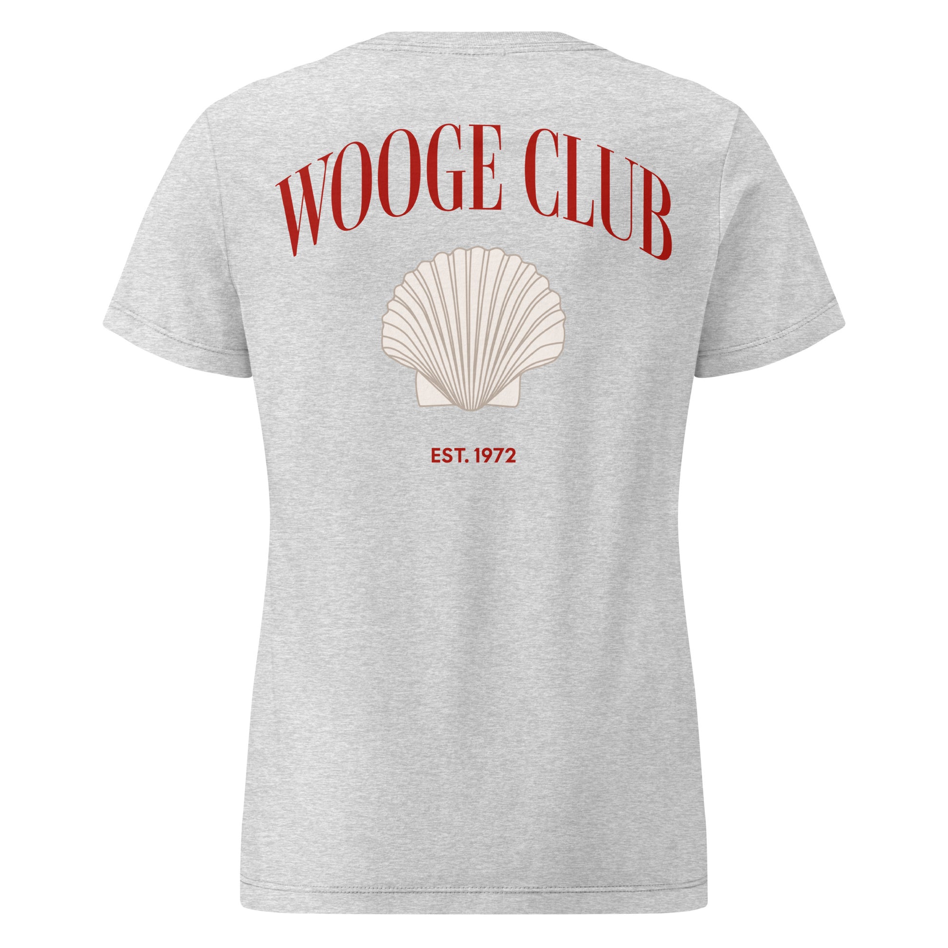 Seashell T-Shirt DamenUnser Seashell T-Shirt für Damen sitzt leicht tailliert und locker - ideal für jeden Tag. Produkt Details • 100% Baumwolle (Grau enthält 10% Polyester) • Leicht tailliert und locker sitzend • Schmal gerippter Kragen Größe & Passform